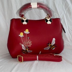 Red bumblebee bag